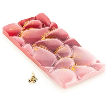 Silikomart 80g Goccia-T Polycarbonate Chocolate Bar Mould by Kirsten Tibballs